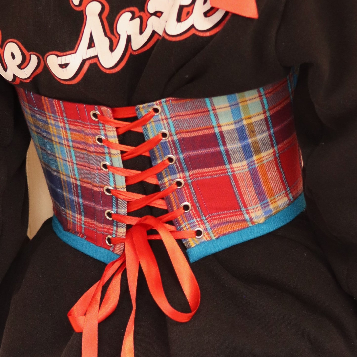 Le Corset Tartan | Dos nu